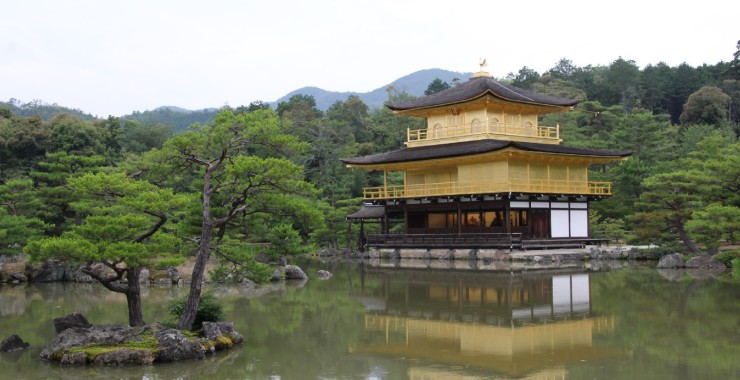 Gouden Paviljoen Tempel Japan Kyoto