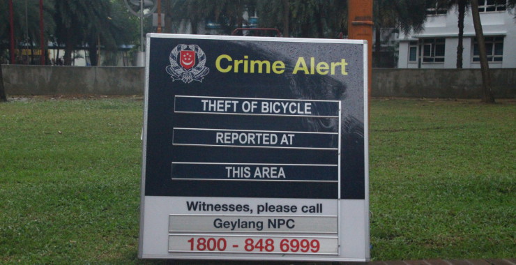 Crime alert fietsdiefstal