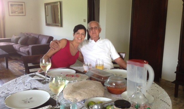 Machweg - Marlous met Chris zijn opa