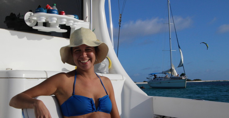 Machweg - Marlous op de boot