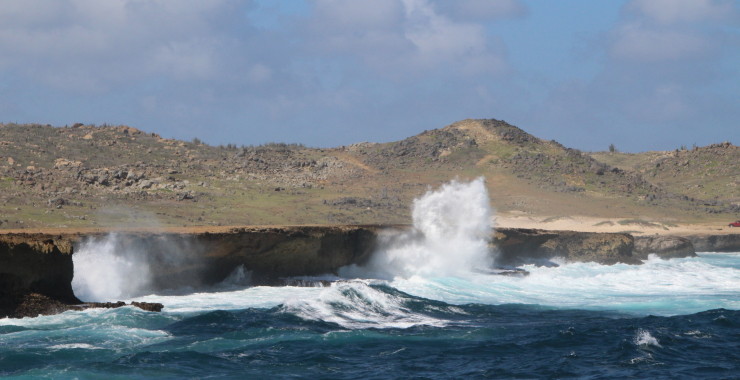 Machweg op de noordkust van Aruba