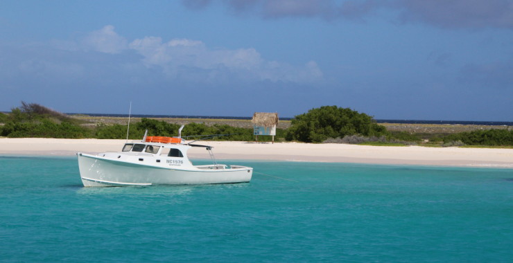 Machweg op Klein Curacao