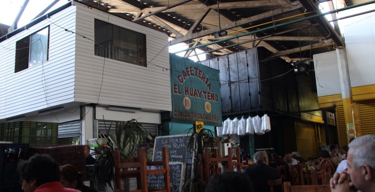 Streetfood op Vega Markt Santiago