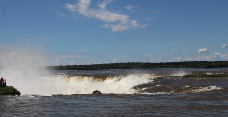 Begin van Devil's throat Iguazu