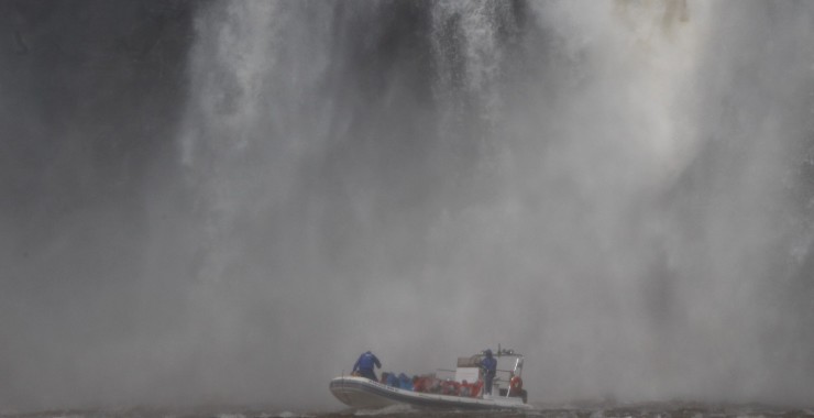 De Iguazu watervallen in