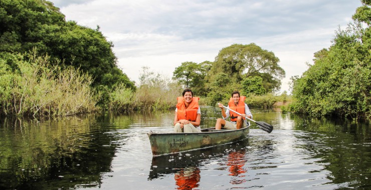 Kanoen in de Pantanal