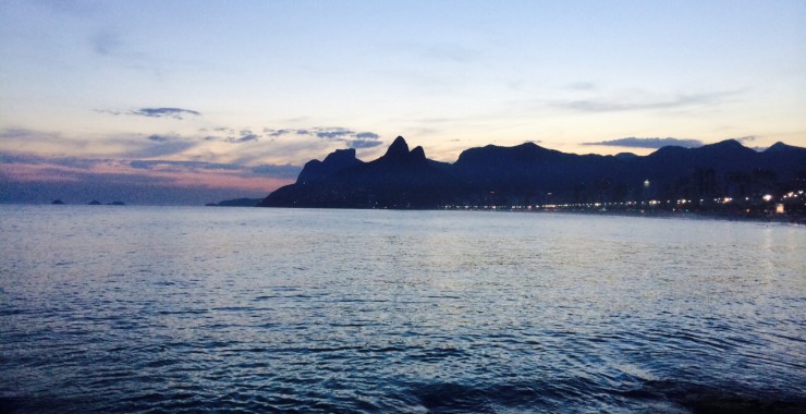 Rio de Janeiro zonsondergang