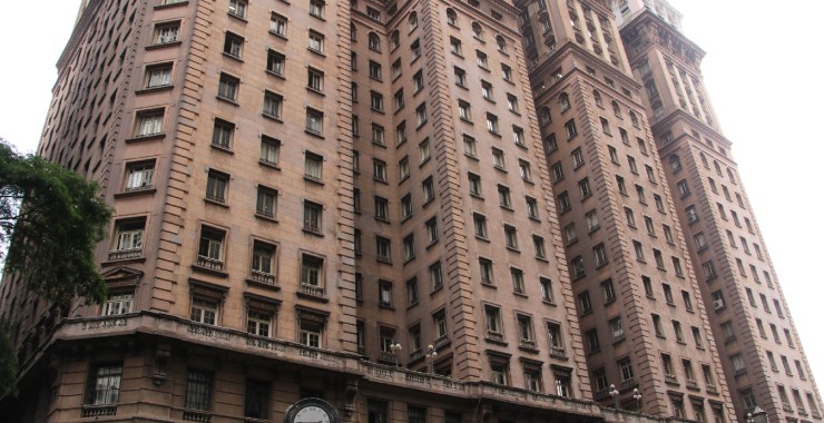 Vroegere vertical Favela Sao Paulo