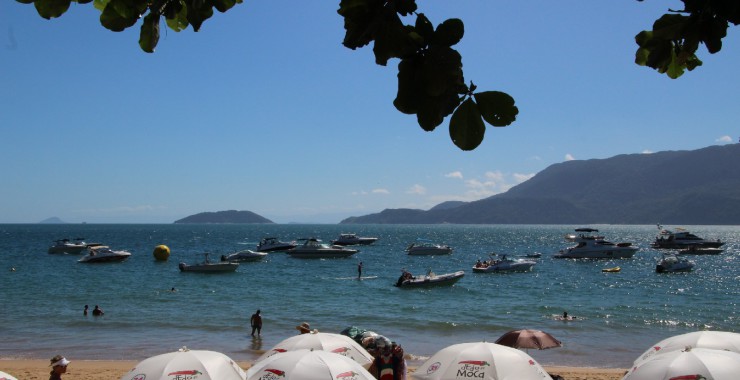 Weekend drukte op Ilha bela