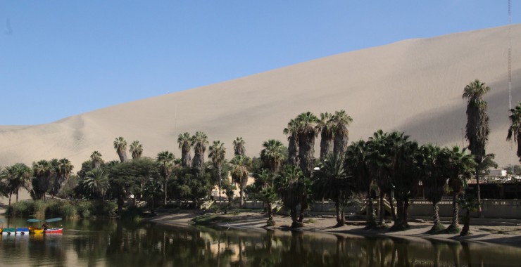 Perfecte oase van Huacachina Peru