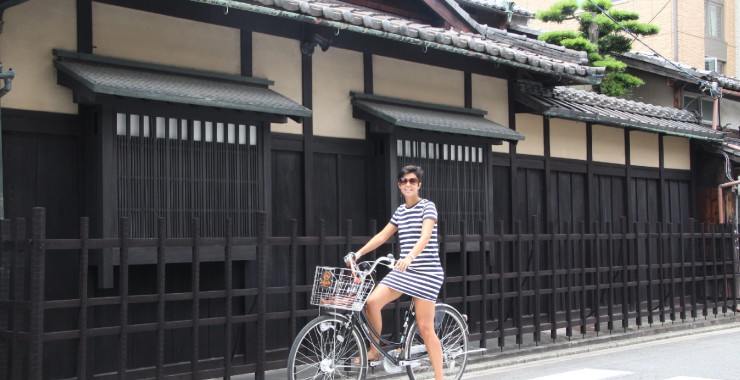 Fietsen in Kyoto