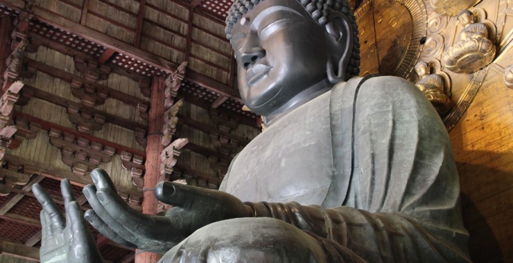 Grootste koperen buddha beeld