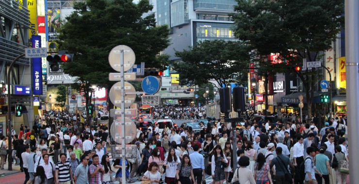 Omgeving shibuya crossing