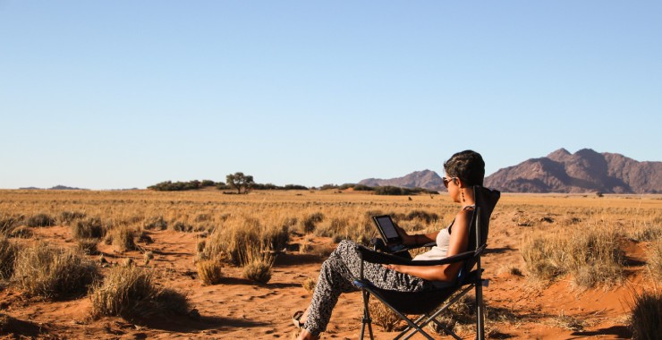 Boekje lezen Namibië