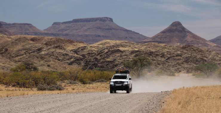 Machweg op safari