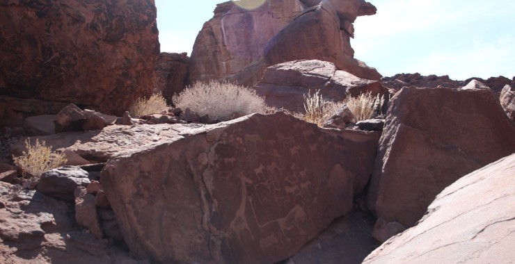 Twijfelfontein Namibie