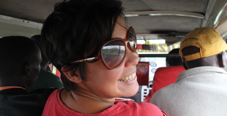 In Dalla Dalla in Tanzania